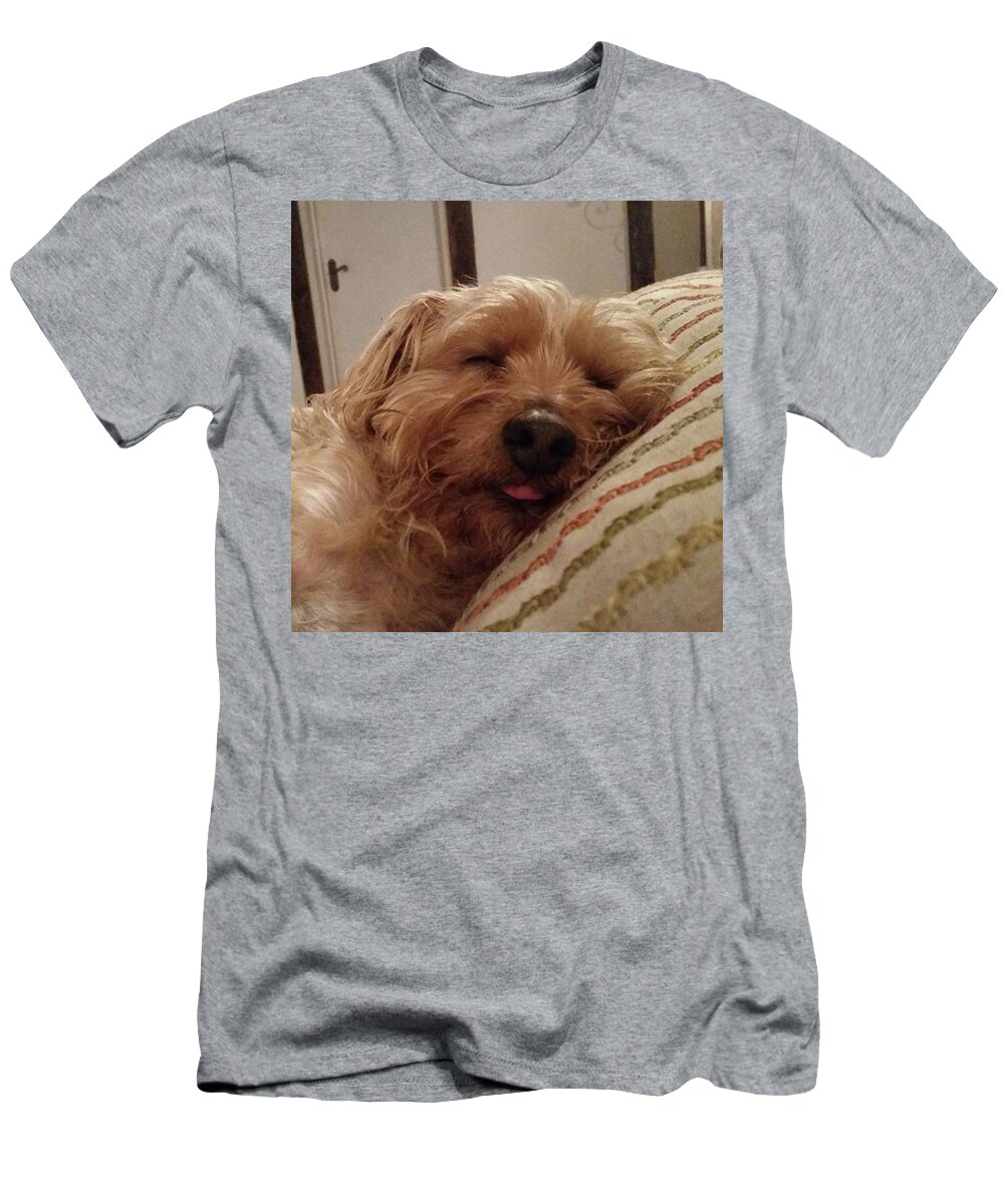 Dog T-Shirt featuring the photograph Sleepy Head by Rowena Tutty