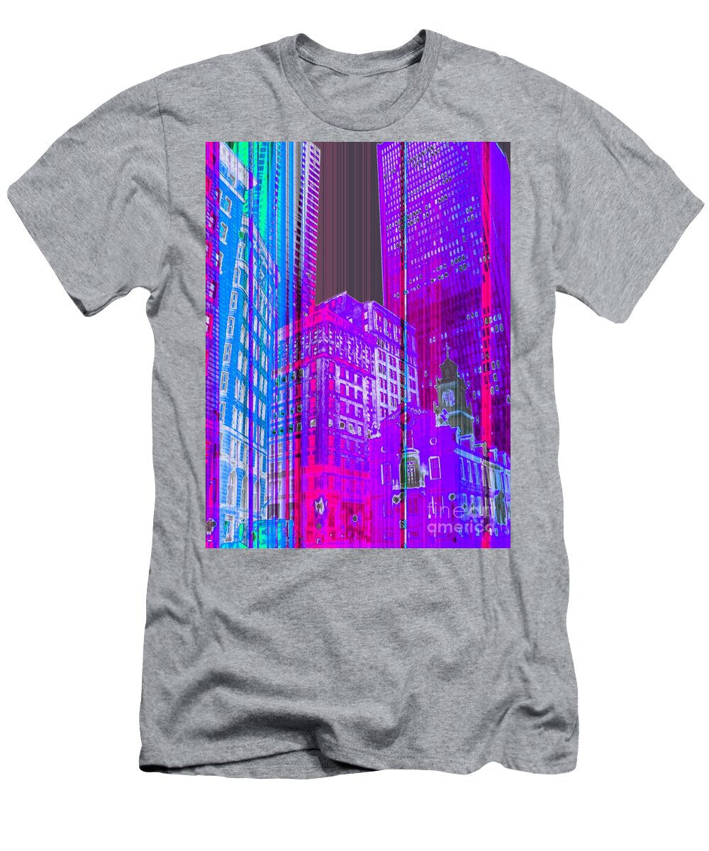 Night Life T-Shirt featuring the photograph Nightlife the Psycho Way by Julie Lueders 