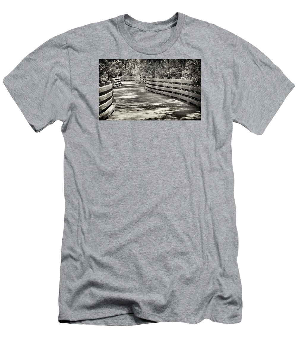 Pathway T-Shirt featuring the photograph Nostalgic Pathway by Paul Schreiber