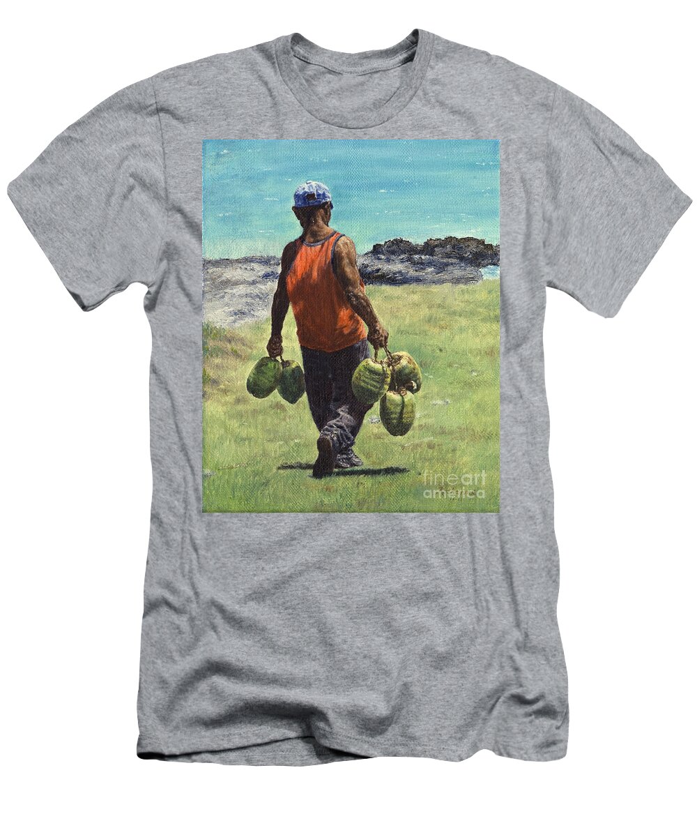 Roshanne T-Shirt featuring the painting Oasis by Roshanne Minnis-Eyma