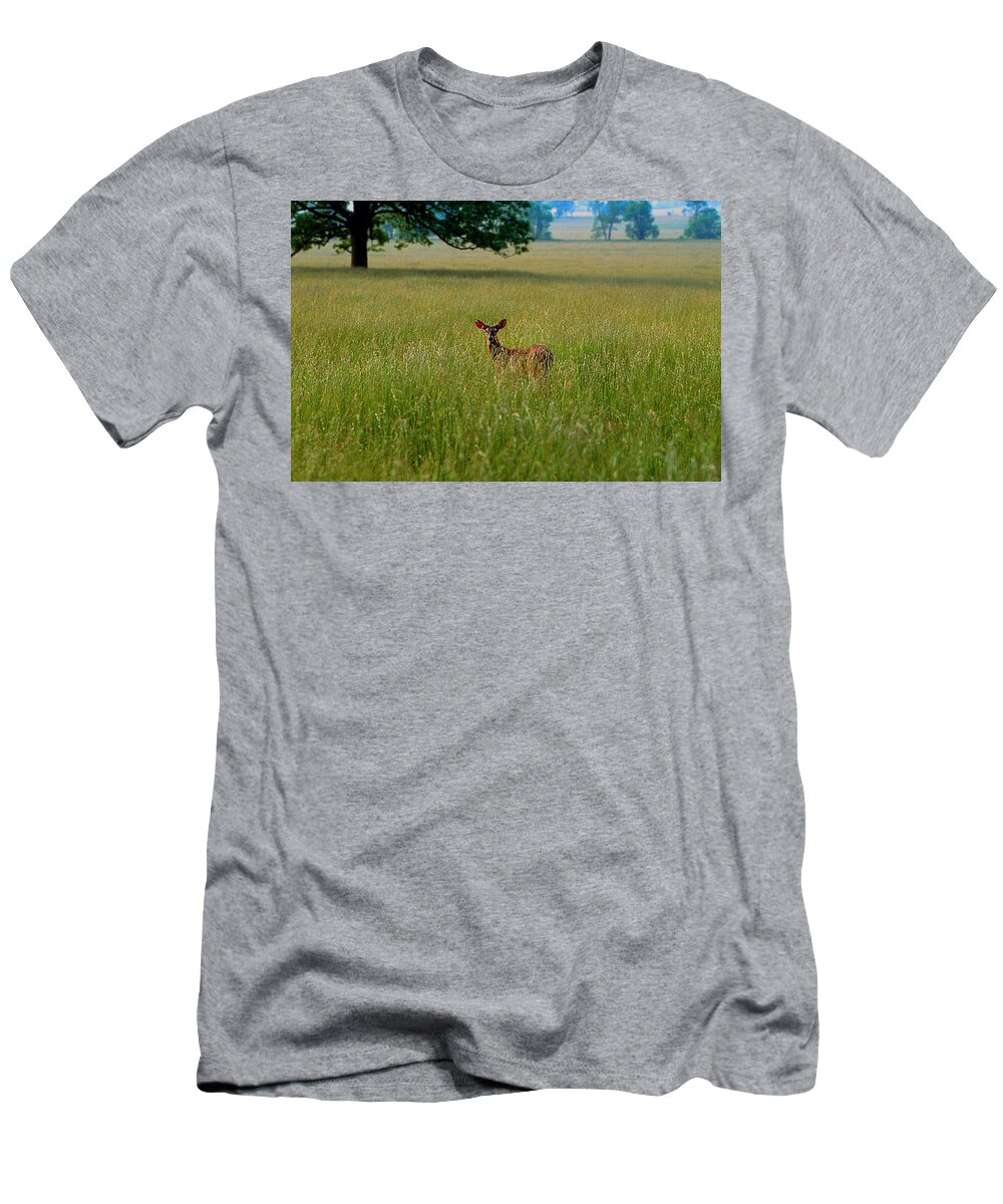 Fine Art T-Shirt featuring the photograph Observer by Rodney Lee Williams