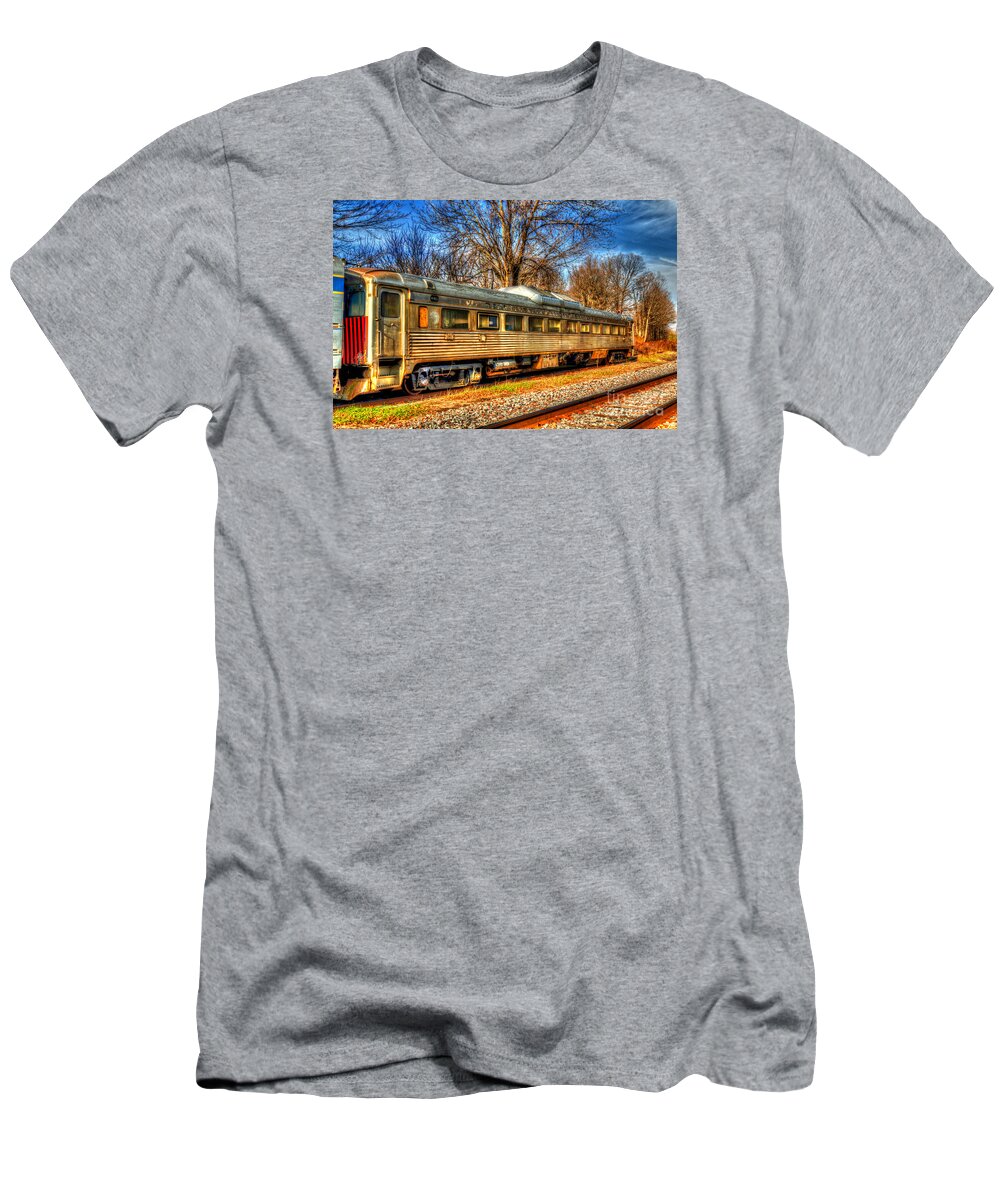 Trains T-Shirt featuring the photograph Old Rail Car by Rod Best