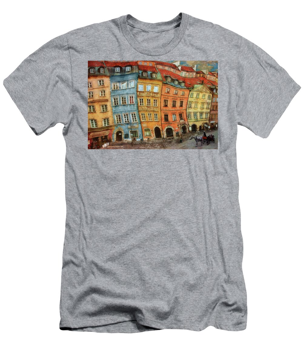  T-Shirt featuring the photograph Old Town in Warsaw # 32 by Aleksander Rotner