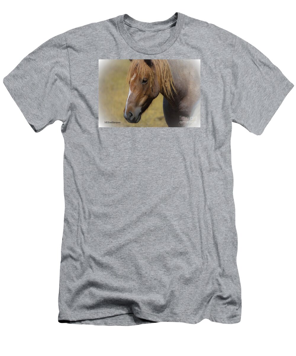 Horses T-Shirt featuring the photograph Old Warrior by Veronica Batterson