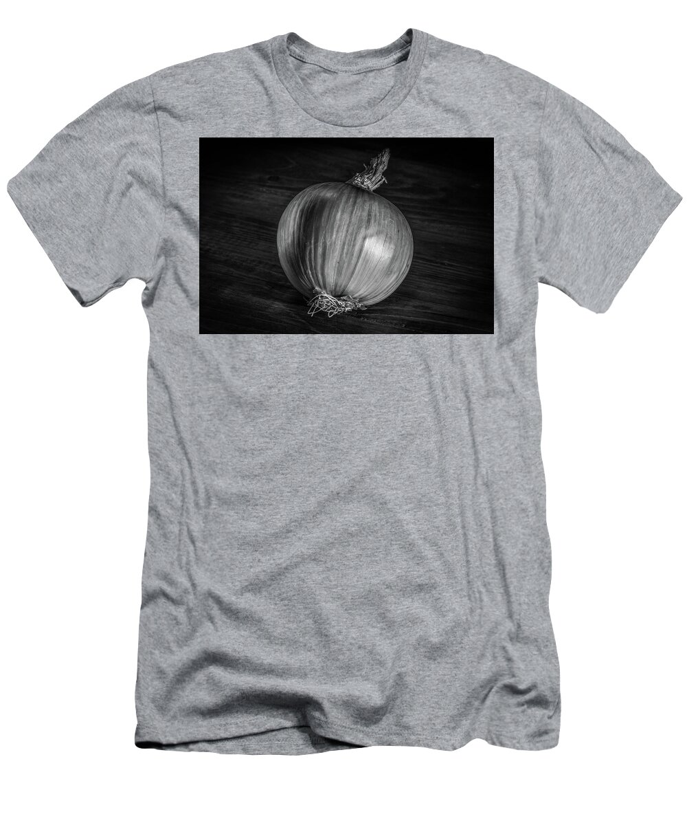 Onion T-Shirt featuring the photograph Onion by Ray Congrove