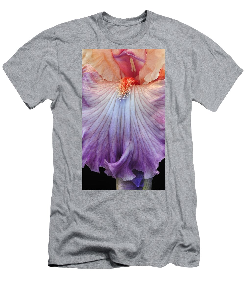 Iris T-Shirt featuring the photograph Open Wide by Dave Mills