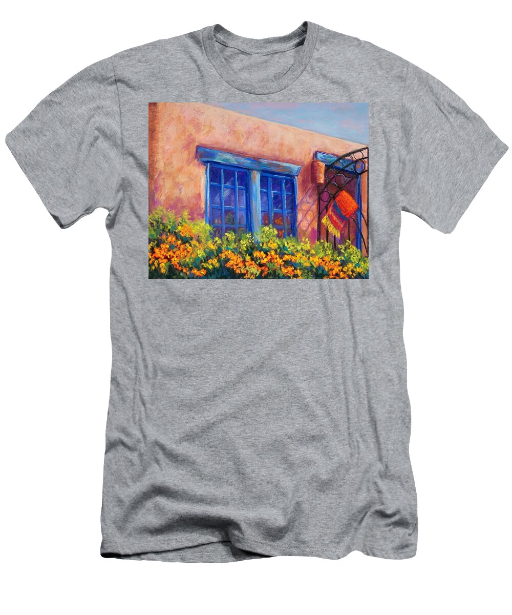 Landscape T-Shirt featuring the pastel Orange Berries by Candy Mayer