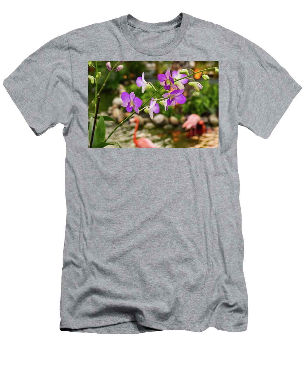 Orchid T-Shirt featuring the photograph Orchids in Paradise by Nicole Lloyd