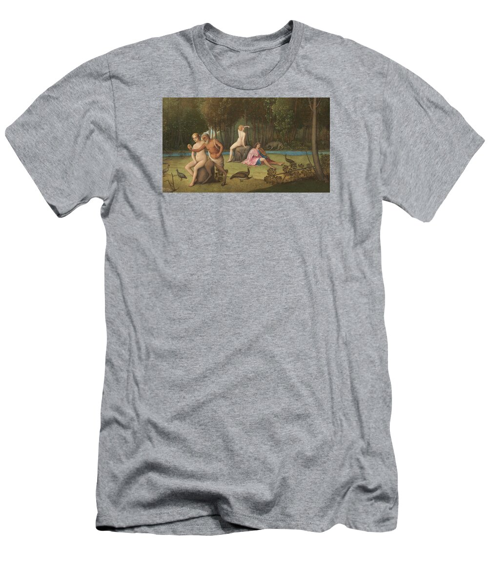 Orpheus T-Shirt featuring the painting Orpheus by Venetian School