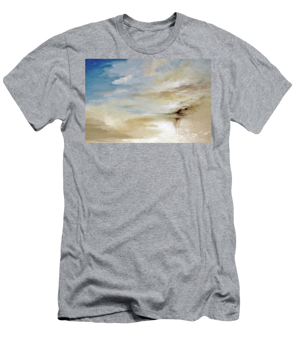 Horizon T-Shirt featuring the painting Our Secret Place by Dina Dargo
