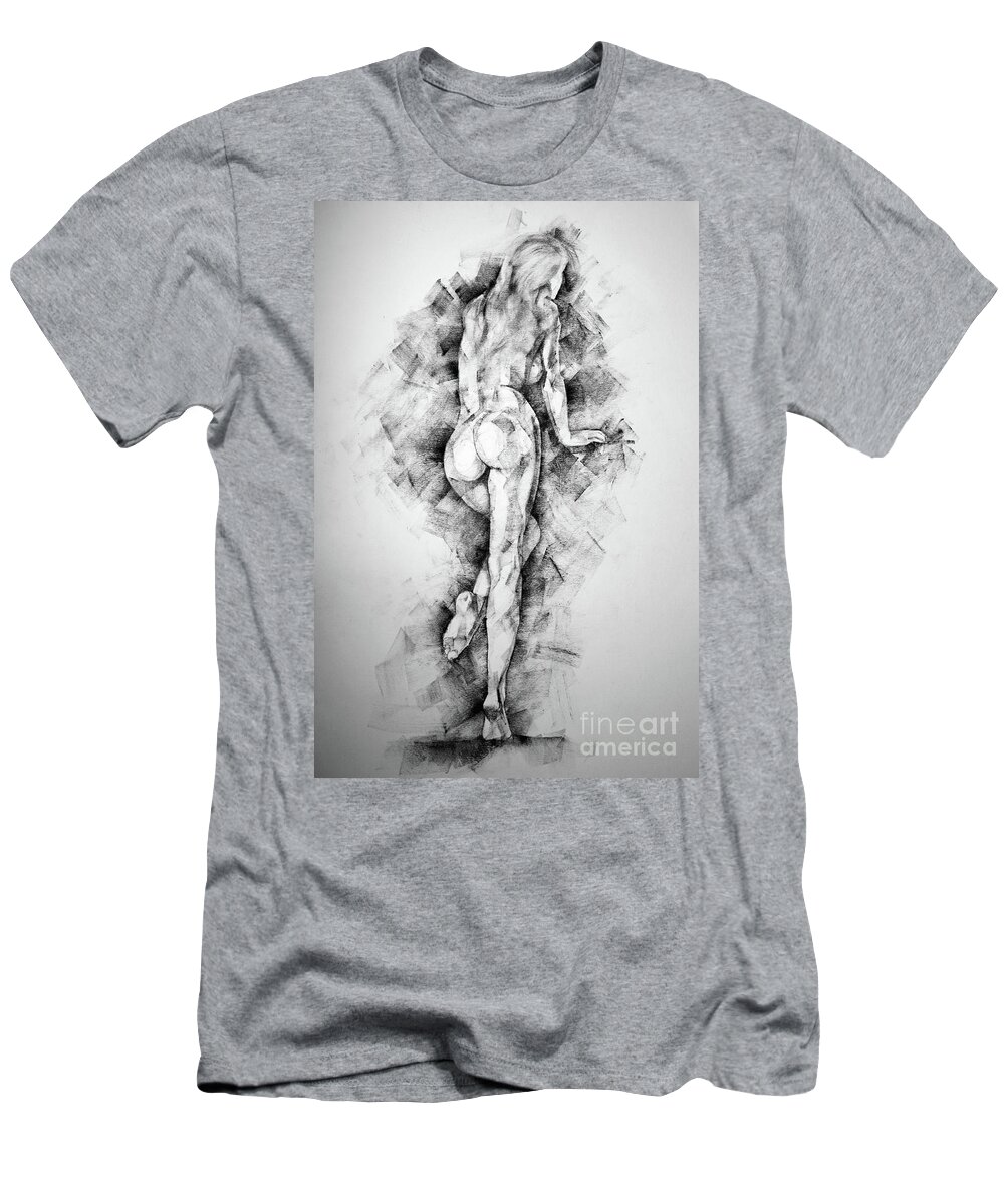 Erotic T-Shirt featuring the drawing Page 34 by Dimitar Hristov