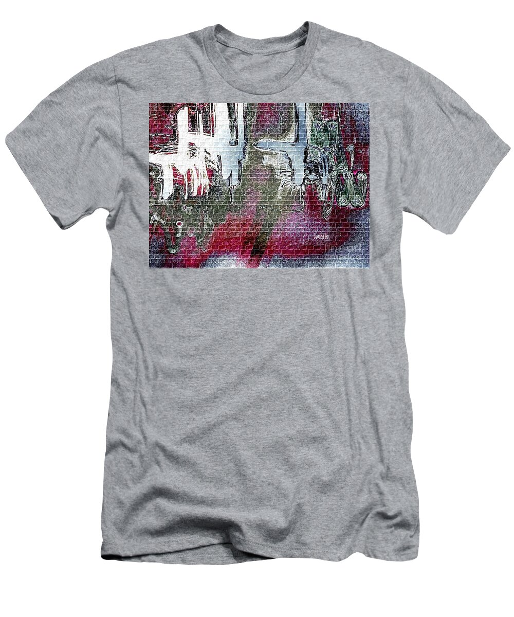 Hawaii T-Shirt featuring the digital art Paint by Dorlea Ho