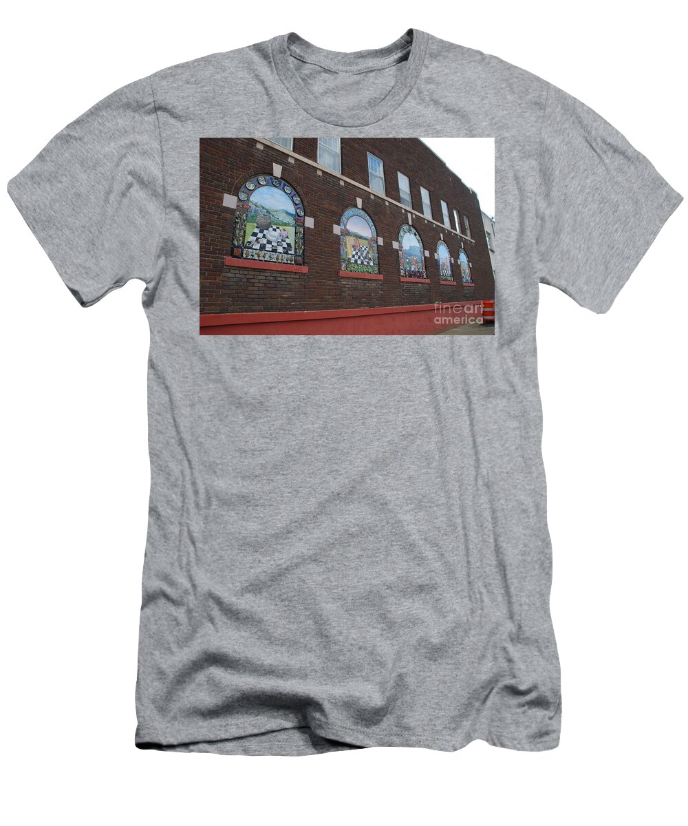 Windows T-Shirt featuring the photograph Painted Windows by Jim Goodman