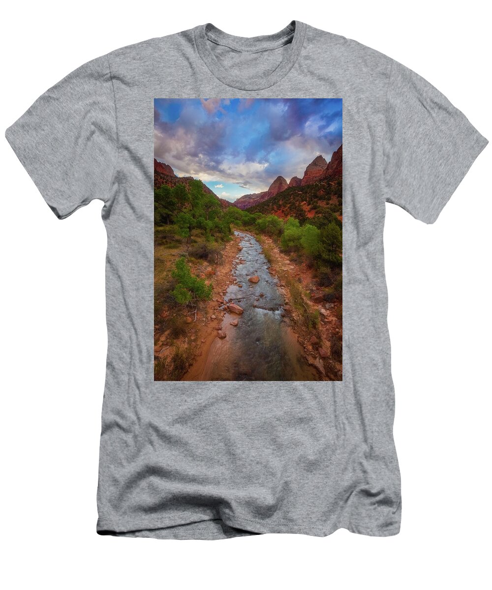 National Park T-Shirt featuring the photograph Path to Zion by Darren White