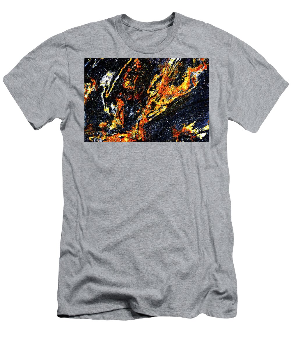 Abstract T-Shirt featuring the photograph Patterns in Stone - 187 by Paul W Faust - Impressions of Light