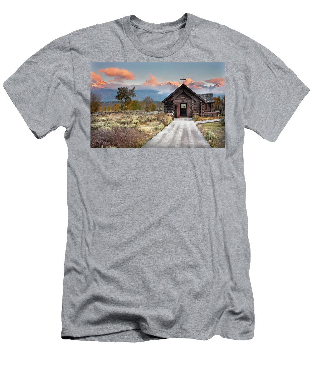 Grand T-Shirt featuring the photograph Peace and Serenity by Ronnie And Frances Howard