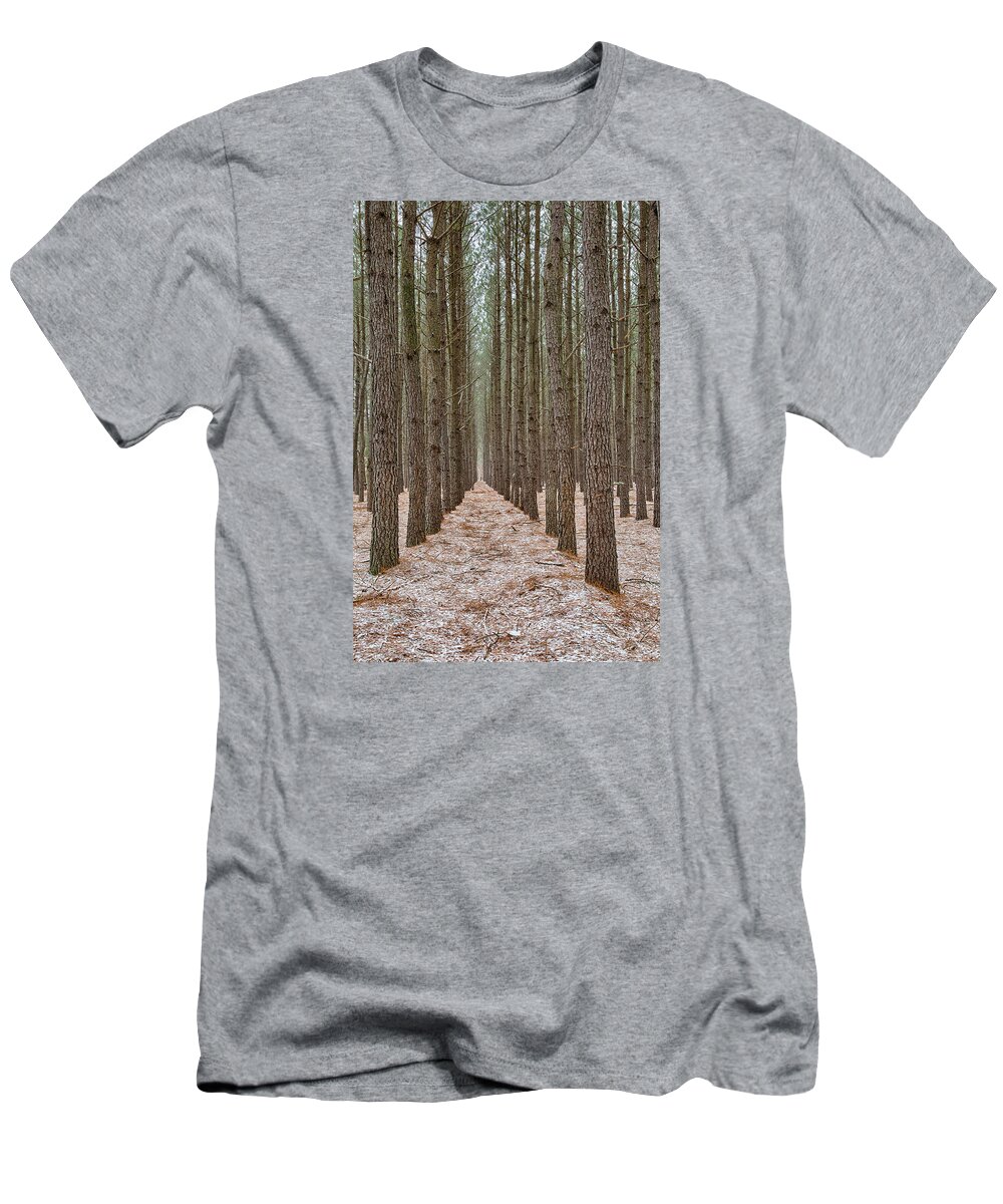 Pines T-Shirt featuring the photograph Peaceful Pines by Denise Bush