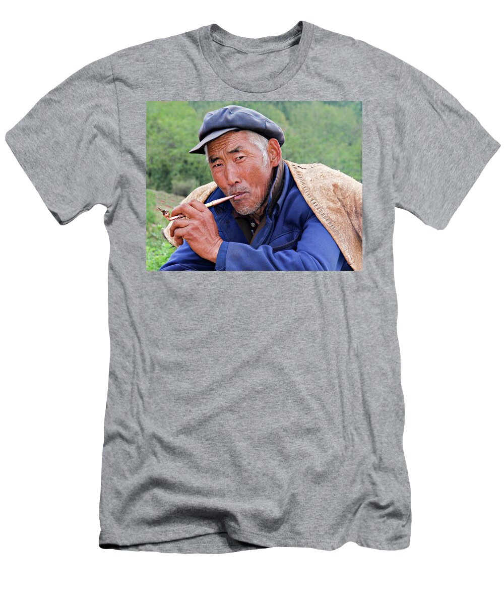 China T-Shirt featuring the photograph Peasant Farmer by Marla Craven