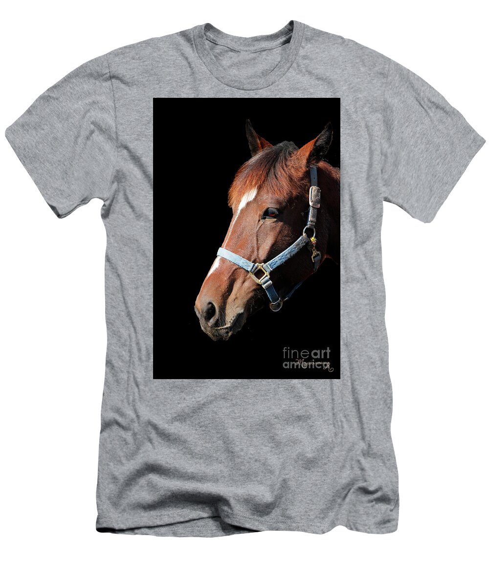 Fauna T-Shirt featuring the photograph Pensive Portrait by Mariarosa Rockefeller