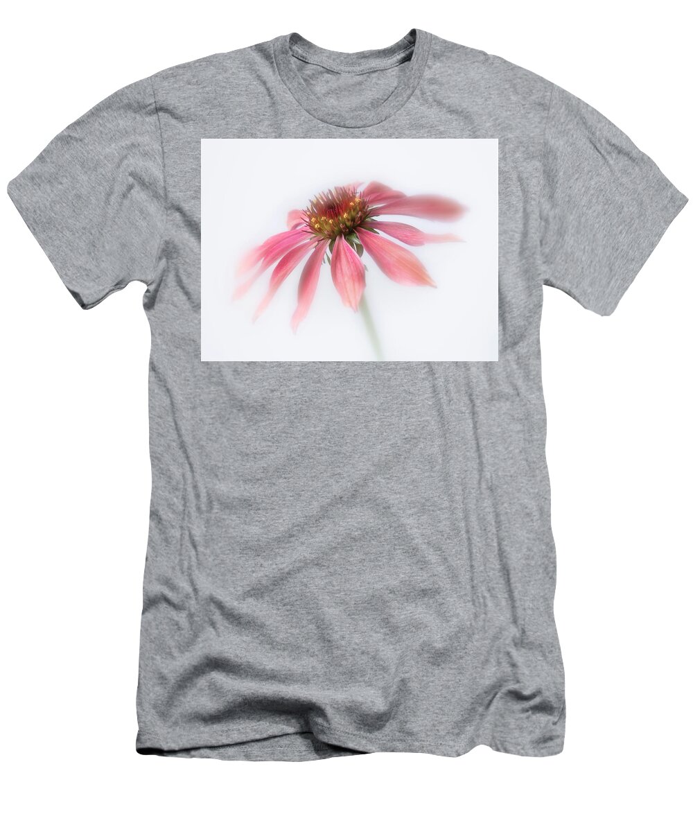 Bloom T-Shirt featuring the photograph Perennial cone flower. by Usha Peddamatham