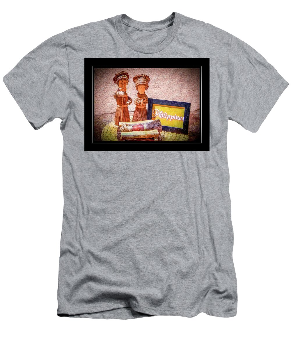 Nativity T-Shirt featuring the photograph Philippines Nativity by Will Wagner