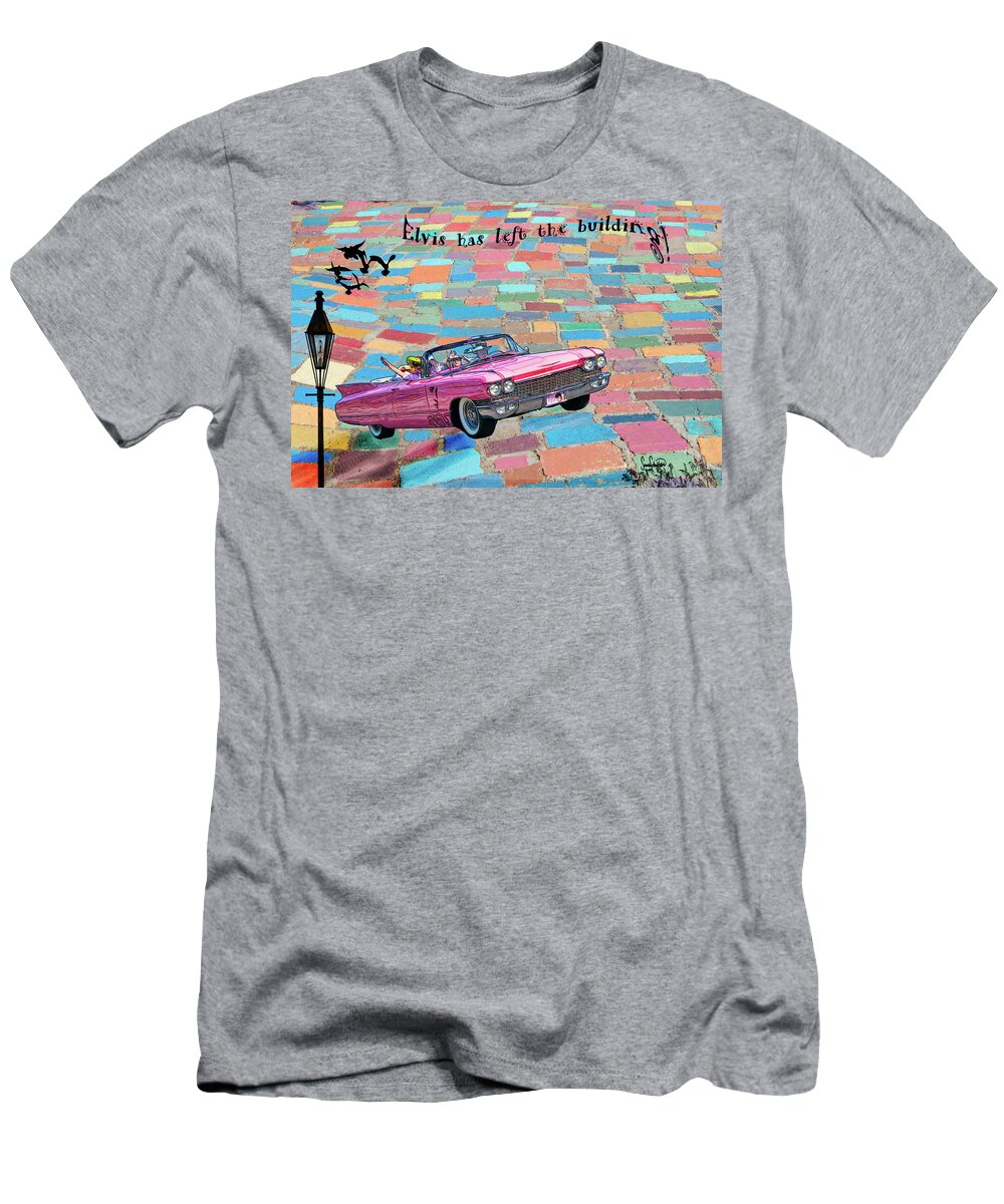 Cadillac T-Shirt featuring the photograph Pink Cadillac by Sandra Schiffner