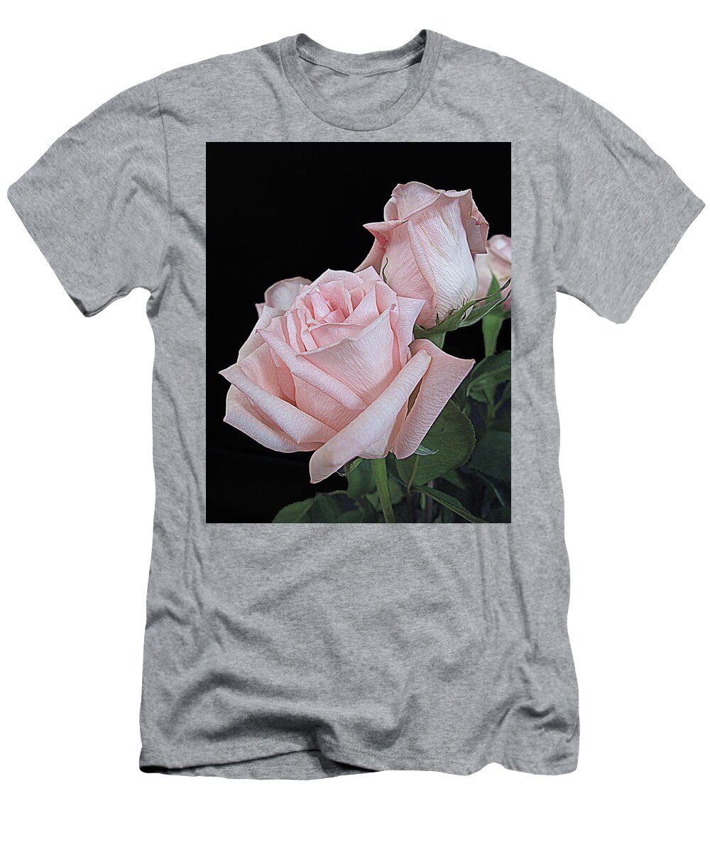 Rose T-Shirt featuring the photograph Pink Persuasion by Suzy Piatt