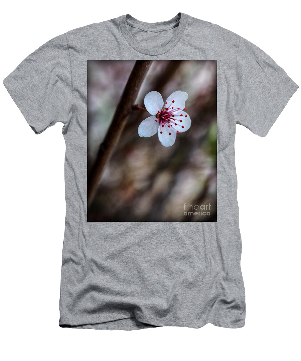  T-Shirt featuring the photograph Plum Flower by Michael Arend