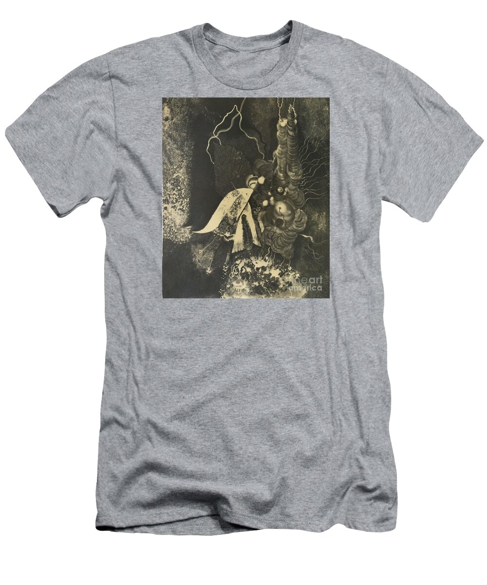 Karol Hiller 1891 - 1939 Polish Heliographic Composition T-Shirt featuring the painting Polish Heliographic Composition by MotionAge Designs