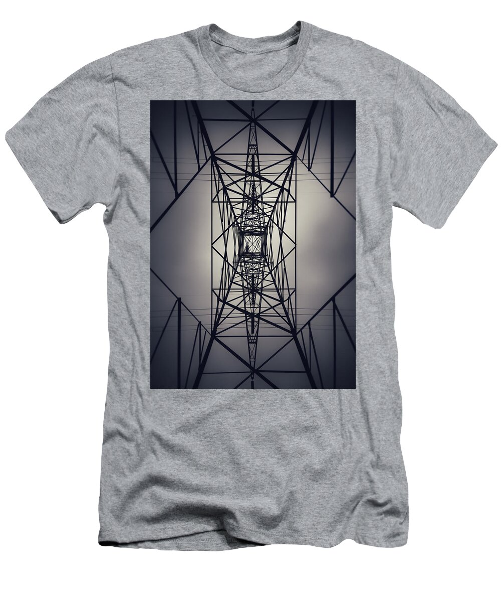 Electric T-Shirt featuring the photograph Power Above by Nathan Little