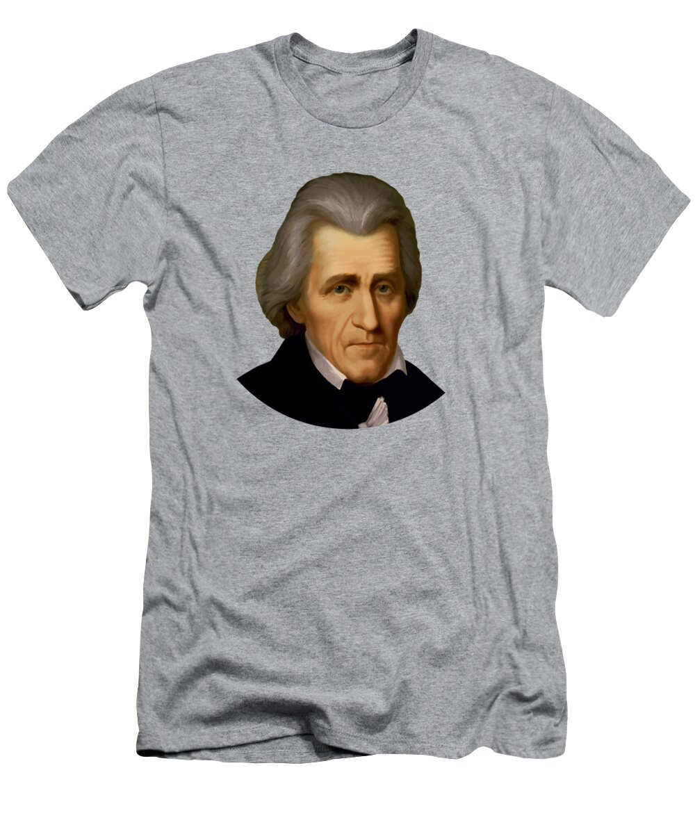 President Andrew Jackson - Two T-Shirt by War Is Hell Store - Pixels