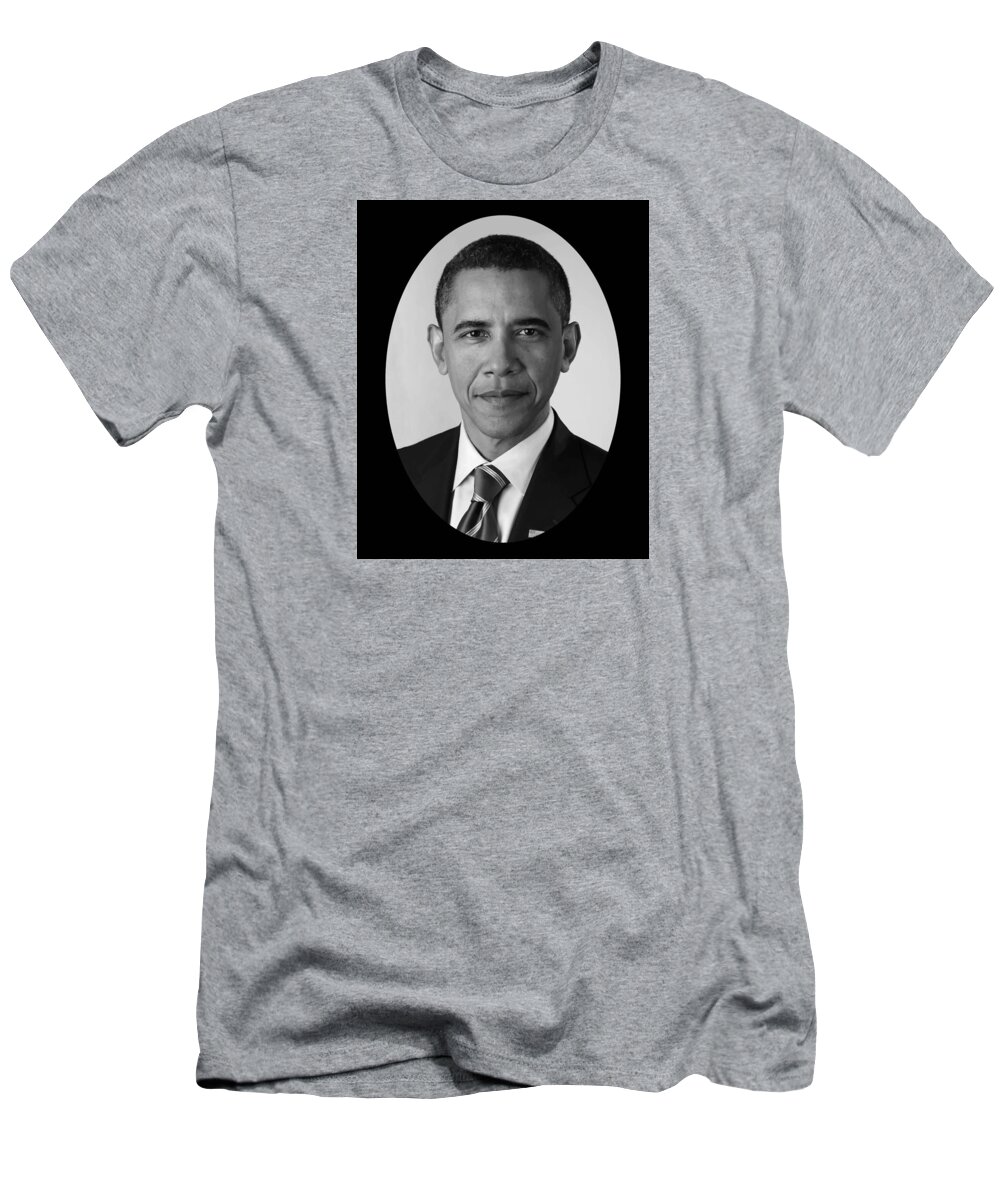 Obama T-Shirt featuring the photograph President Barack Obama by War Is Hell Store