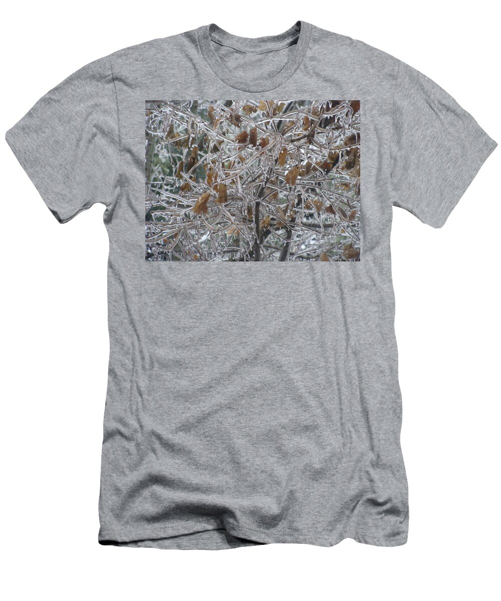 Frozen T-Shirt featuring the photograph Pretty as Glass by Stacie Siemsen