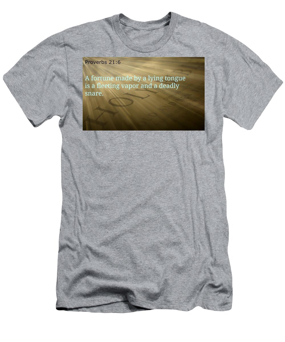  T-Shirt featuring the photograph Proverbs110 by David Norman
