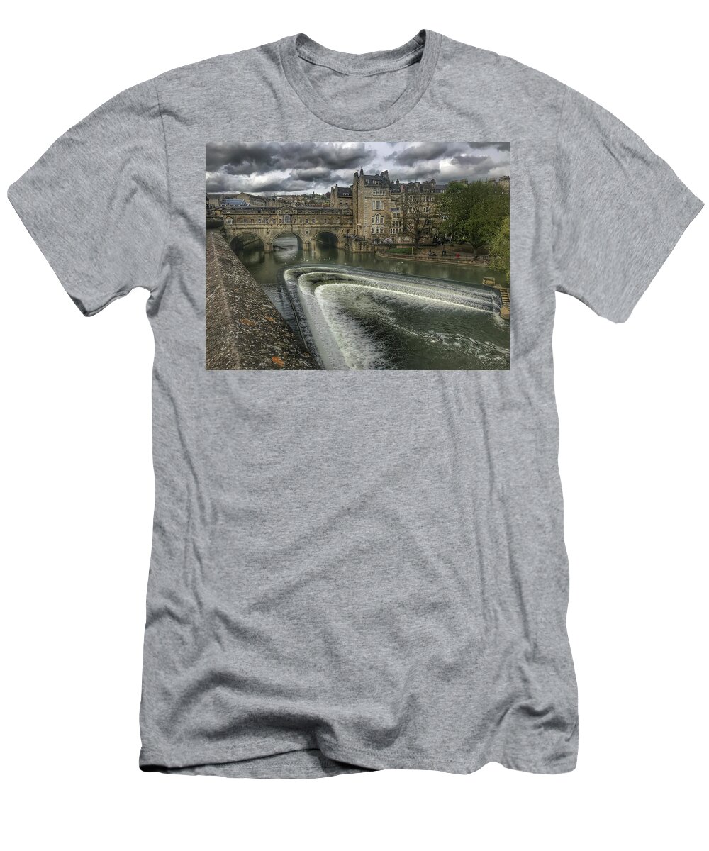 Pulteney Bridge T-Shirt featuring the photograph Pulteney Bridge by Pat Moore