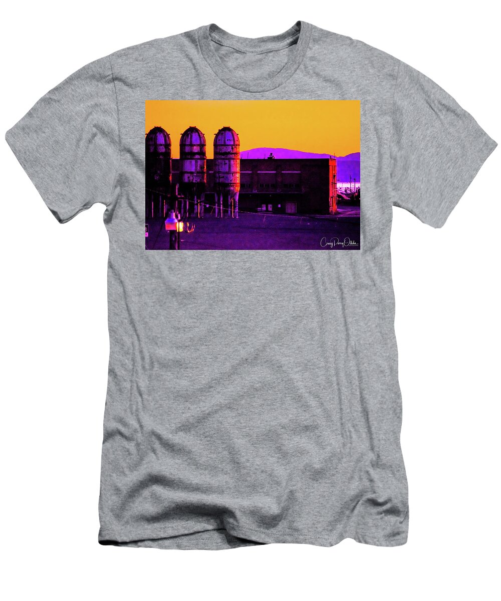  Bellingham T-Shirt featuring the photograph Purple Rockets by Craig Perry-Ollila