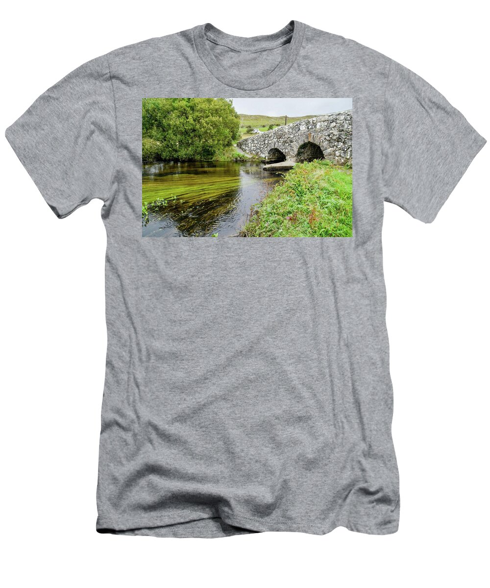 Quiet T-Shirt featuring the photograph Quiet Man Bridge by Joe Ormonde