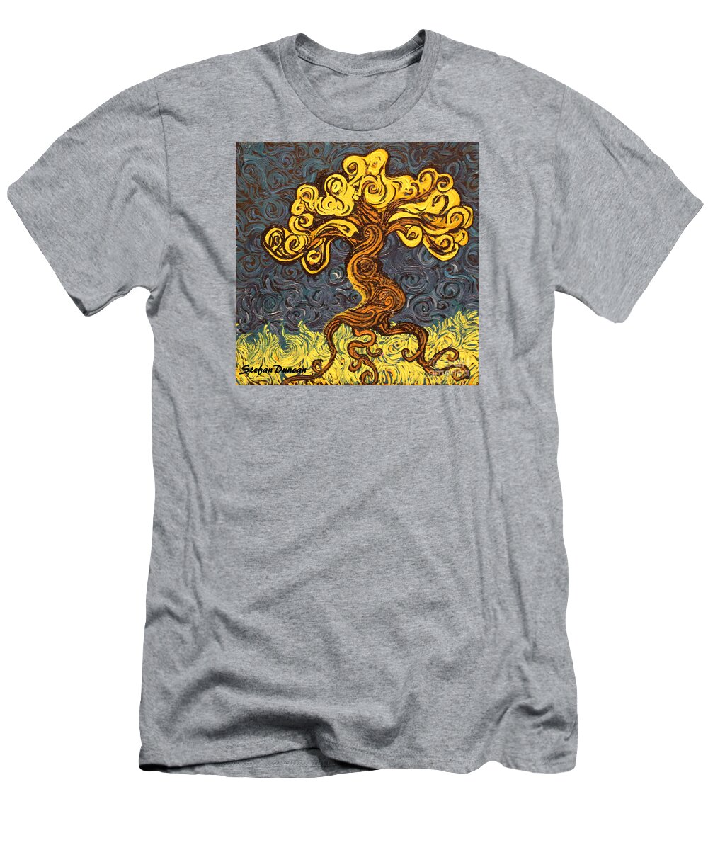 Impressionism T-Shirt featuring the painting Radiant Within by Stefan Duncan