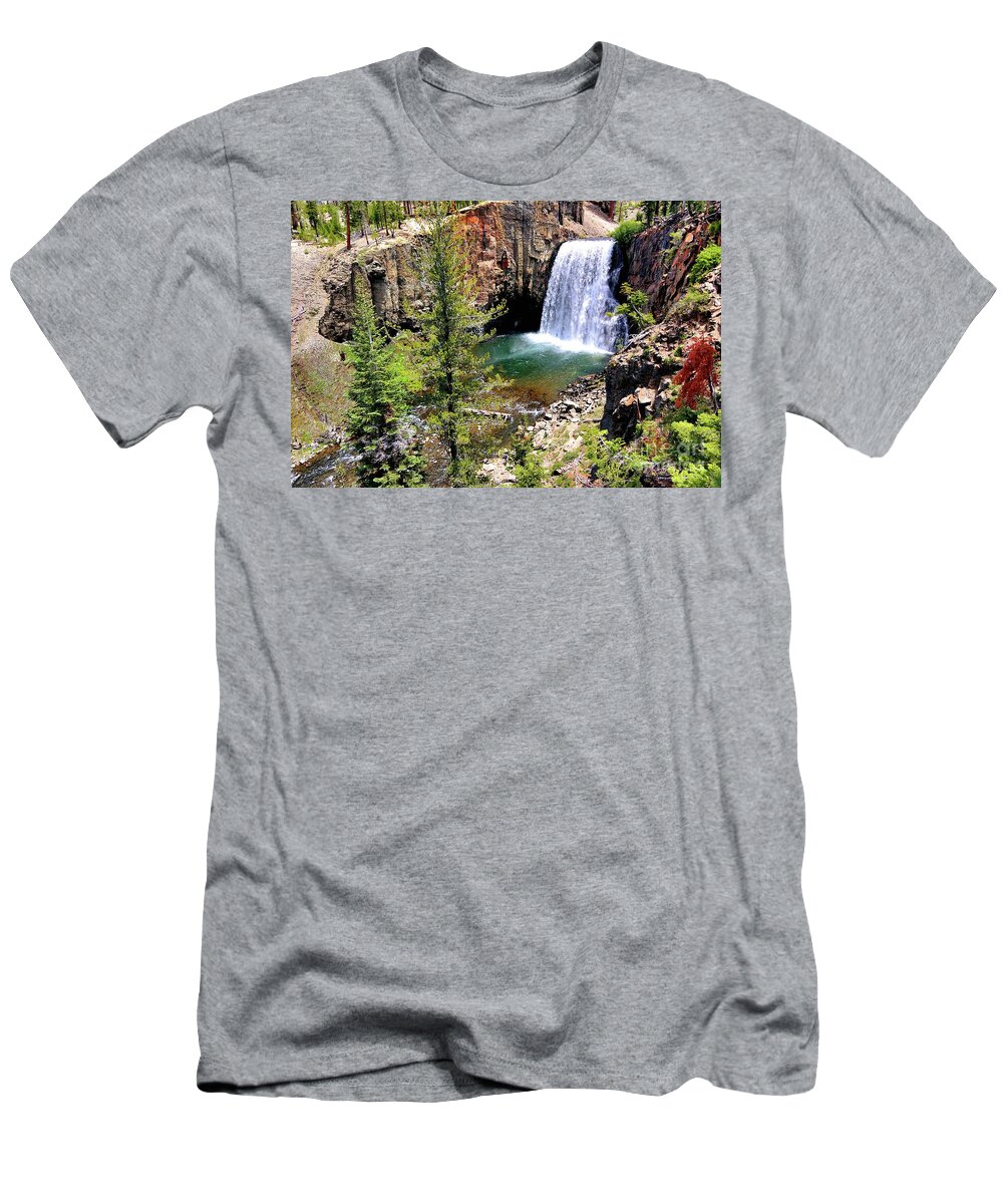 California T-Shirt featuring the photograph Rainbow Falls 1 by Joe Lach