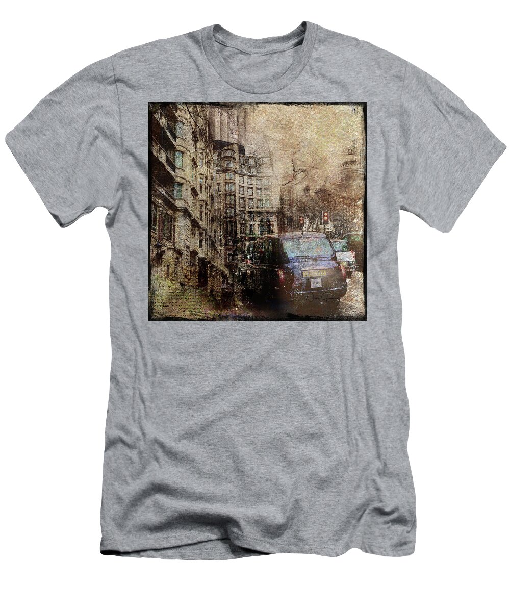 London T-Shirt featuring the digital art Rainy Day by Nicky Jameson