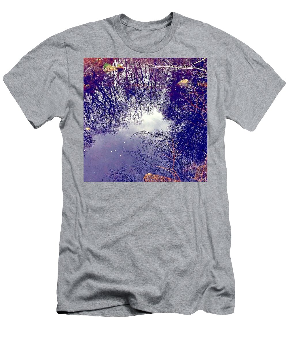 Woods T-Shirt featuring the photograph Reflection Pool by Kate Arsenault 