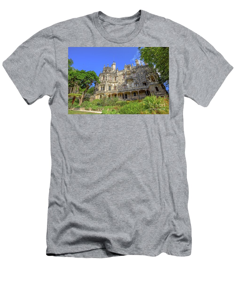 Sintra T-Shirt featuring the photograph Regaleira Palace Sintra by Benny Marty