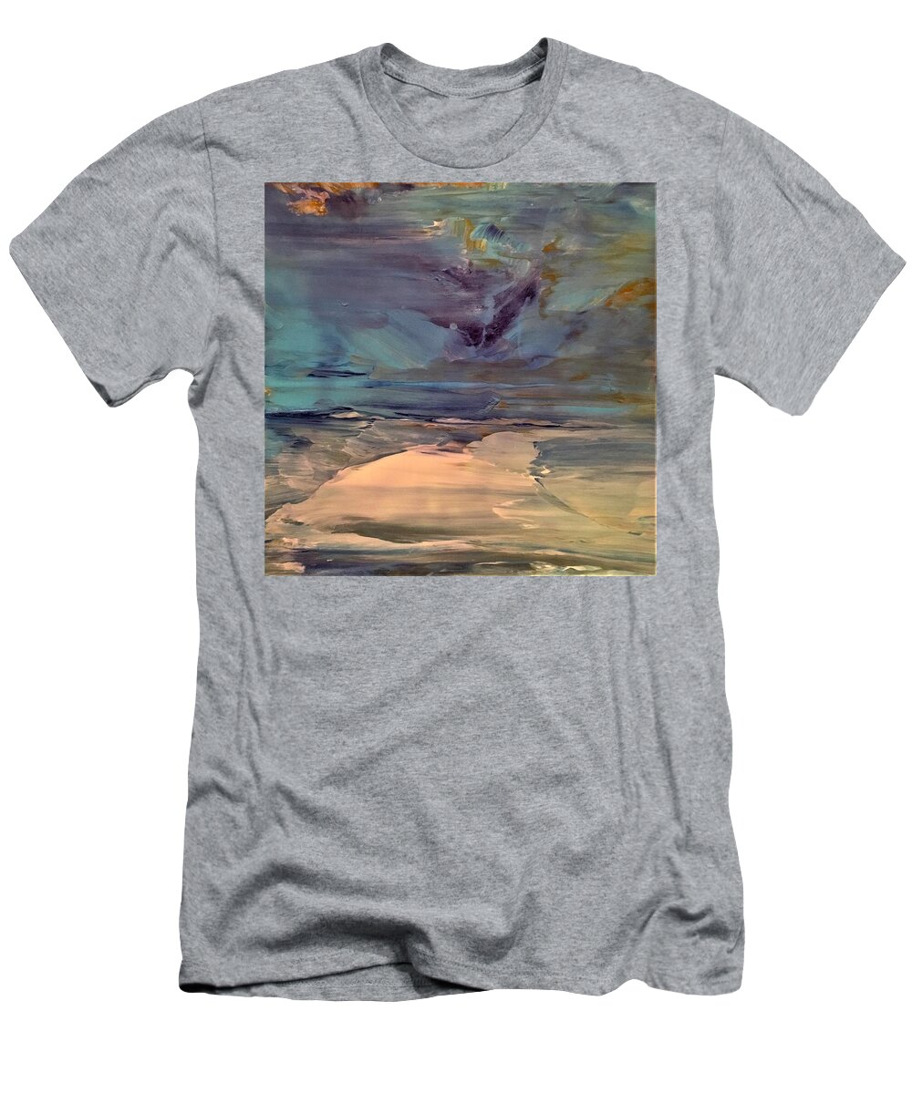Abstract T-Shirt featuring the painting Relentless by Soraya Silvestri