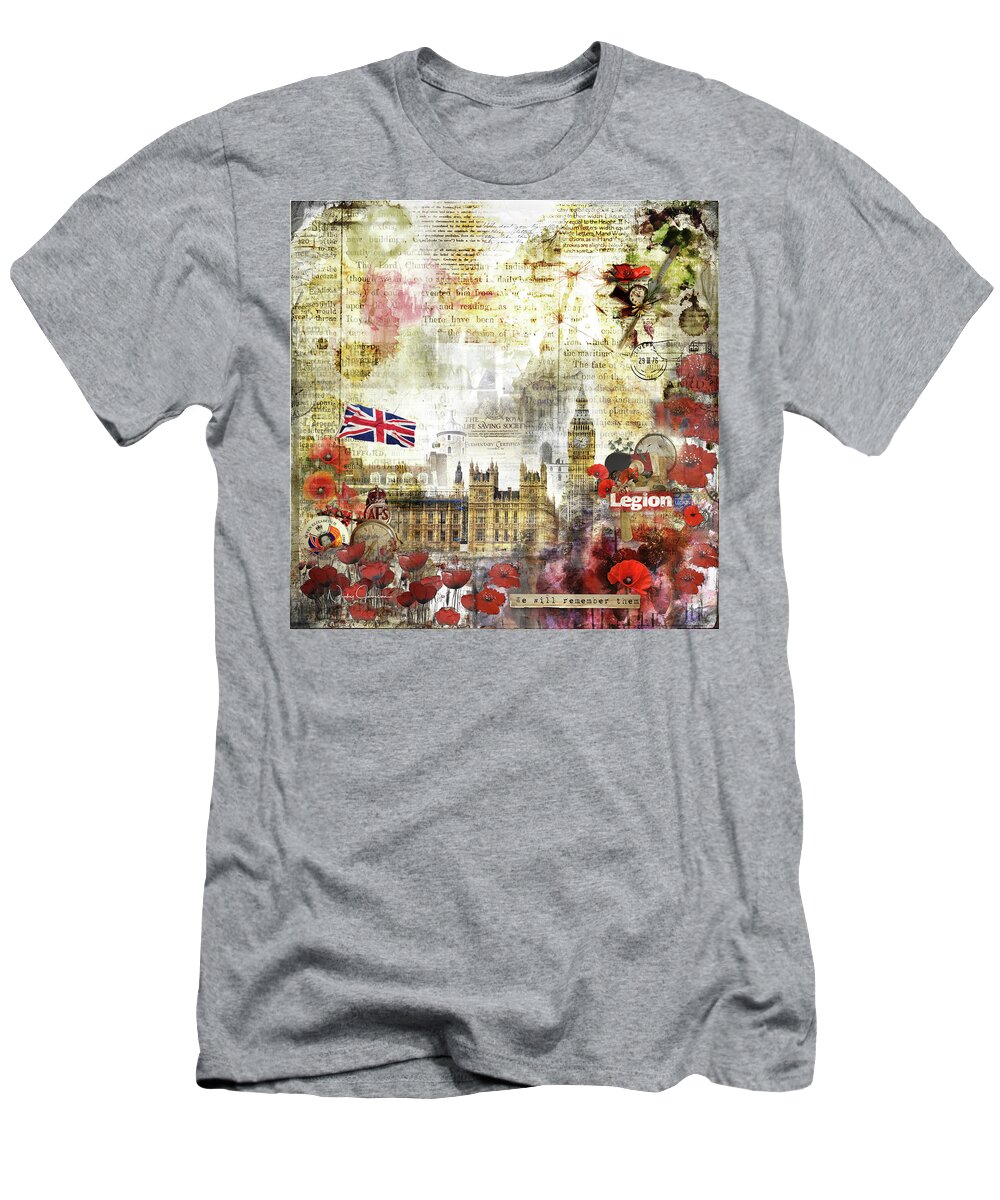 Popplies T-Shirt featuring the digital art Remember by Nicky Jameson