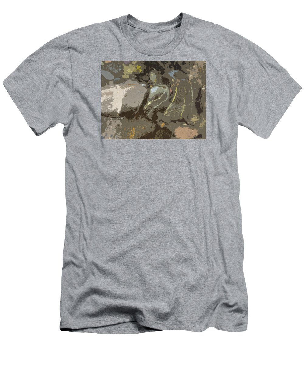 Abstract T-Shirt featuring the photograph River Sage by Susan Esbensen