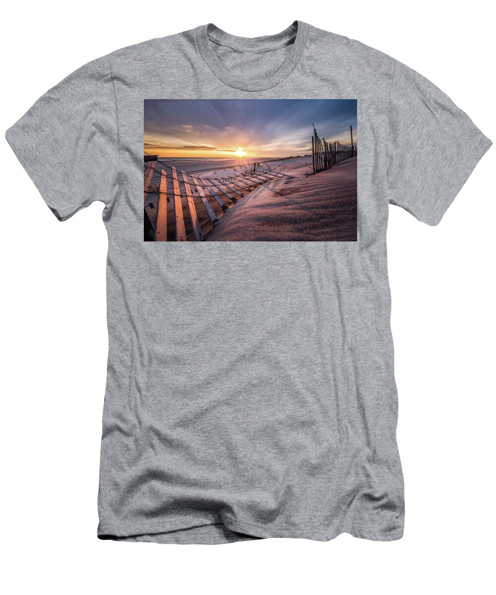 Beach T-Shirt featuring the photograph Kiss of Sunlight by John Randazzo
