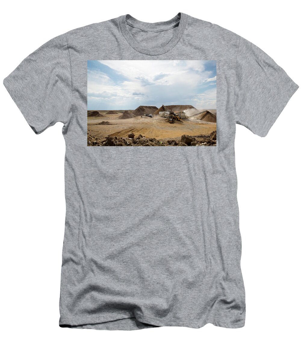 Crush T-Shirt featuring the photograph Rock Crushing 2 by David Buhler