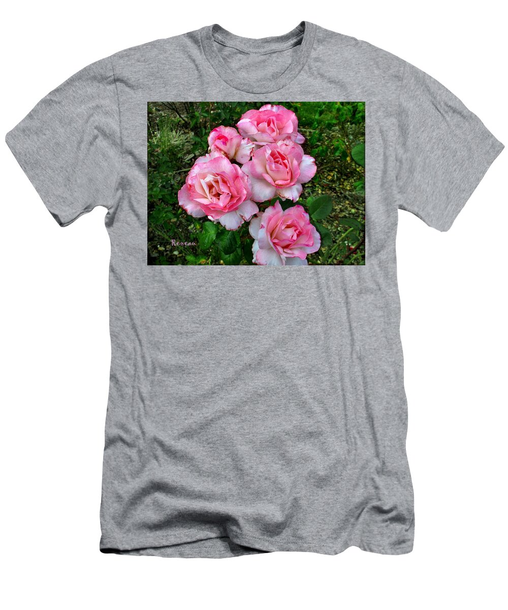 Roses T-Shirt featuring the photograph Roses With Ruffles by A L Sadie Reneau