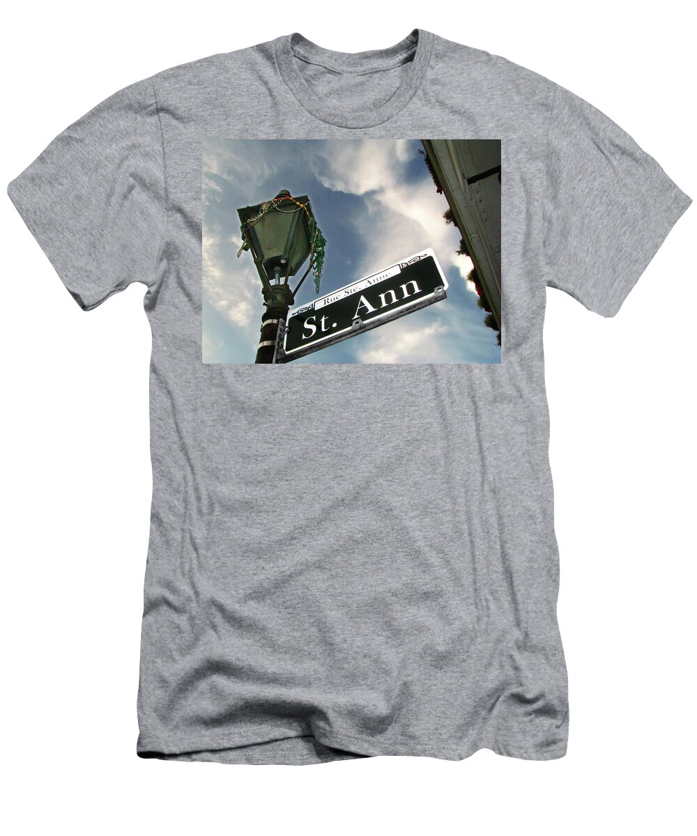 New Orleans T-Shirt featuring the photograph Rue Ste Anne by Micah Offman