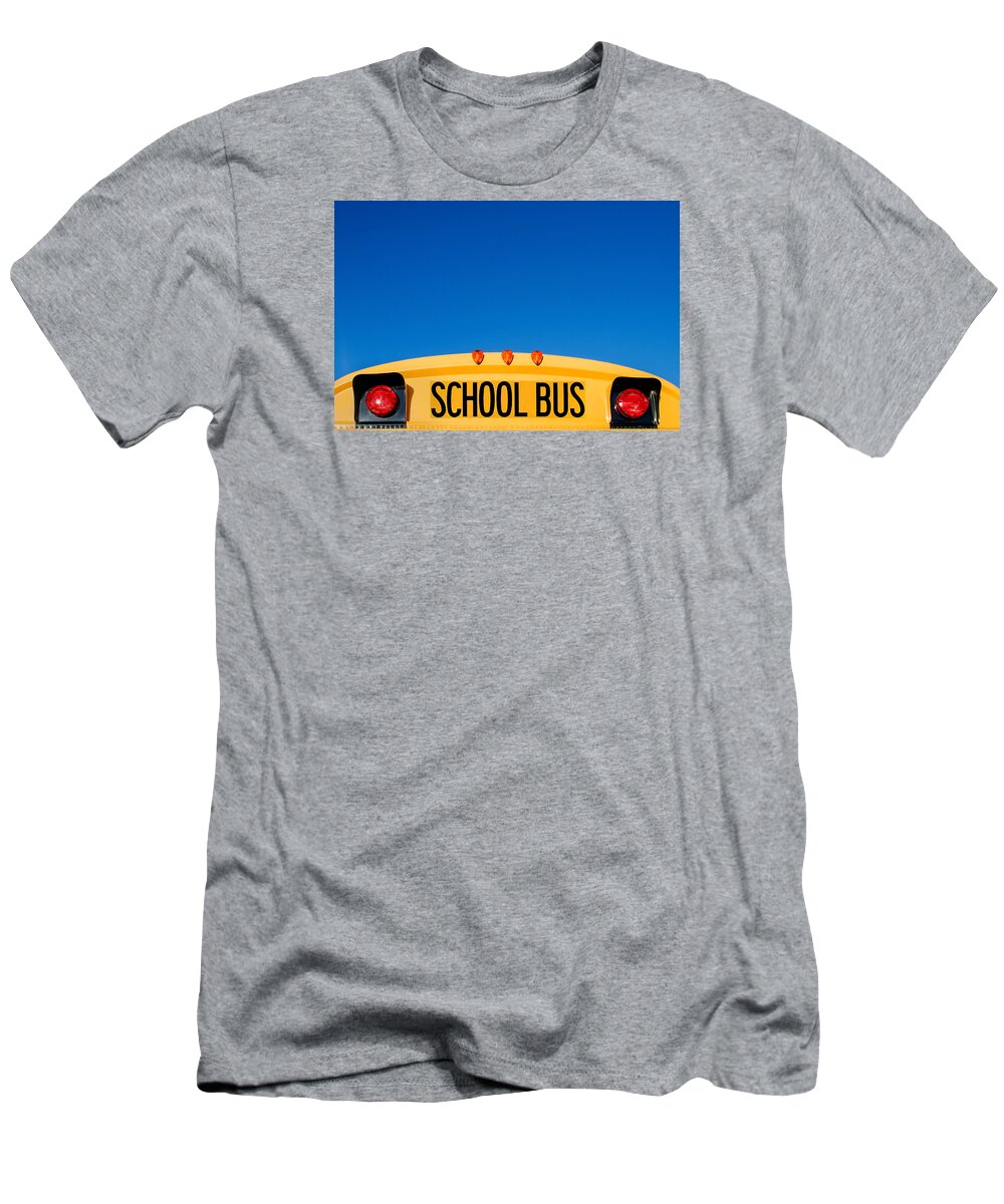 School Bus T-Shirt featuring the photograph School Bus Top by Todd Klassy